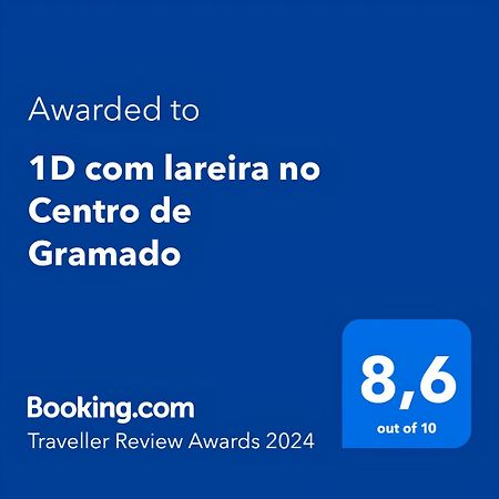 1D Com Lareira No Centro De Gramado Leilighet Eksteriør bilde
