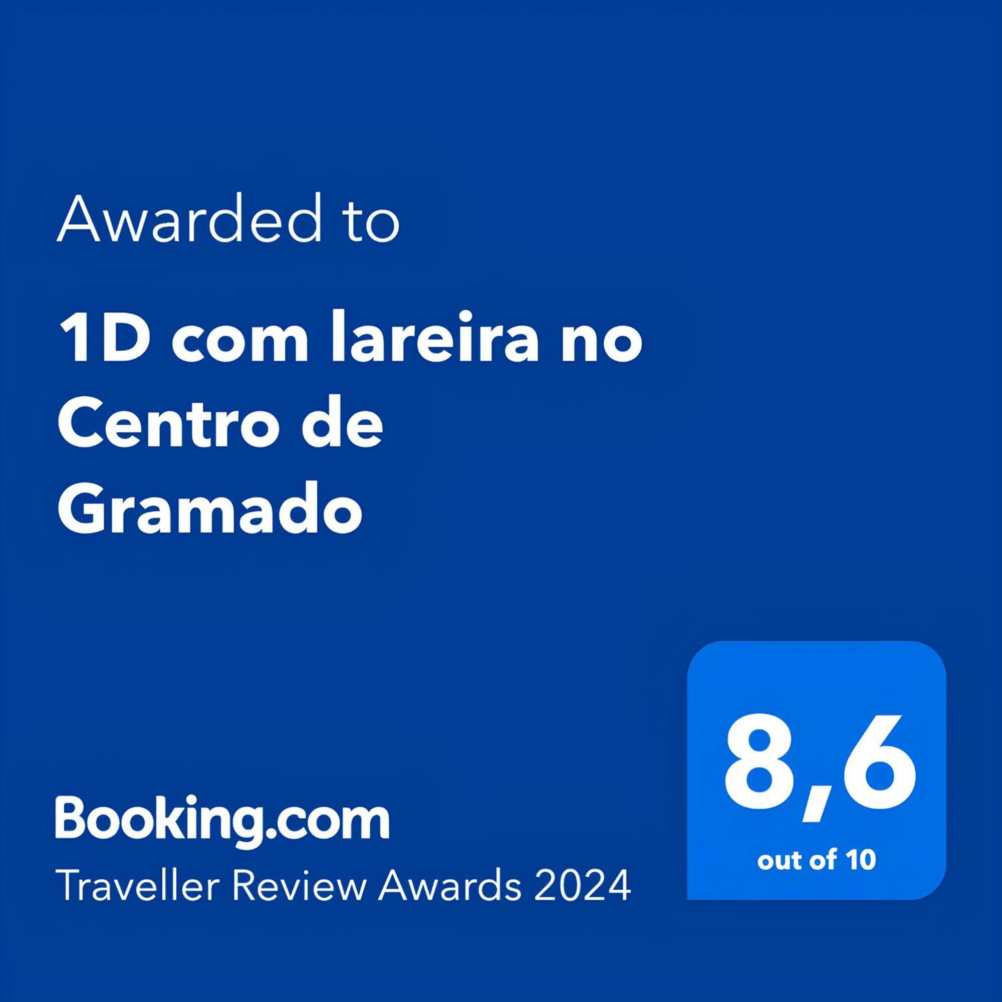 1D Com Lareira No Centro De Gramado Leilighet Eksteriør bilde